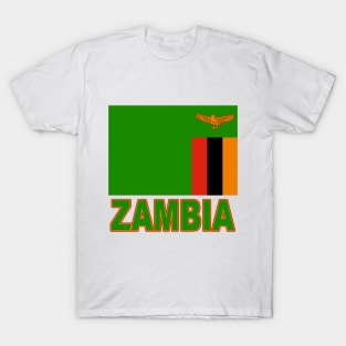 The Pride of Zambia - Zambian Flag Design T-Shirt